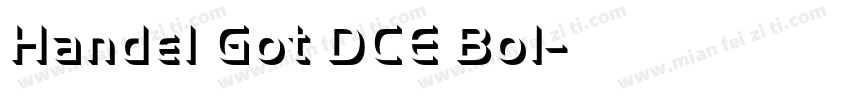 Handel Got DCE Bol字体转换